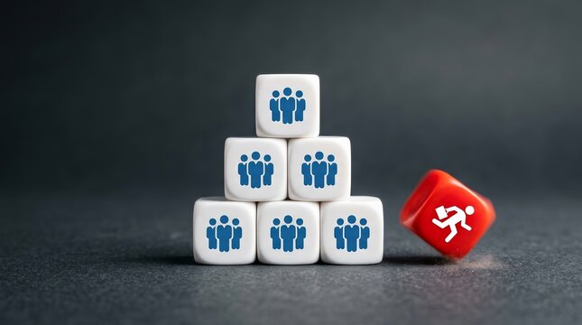 The flight of managers and executives causing company decapitation and bankruptcy.