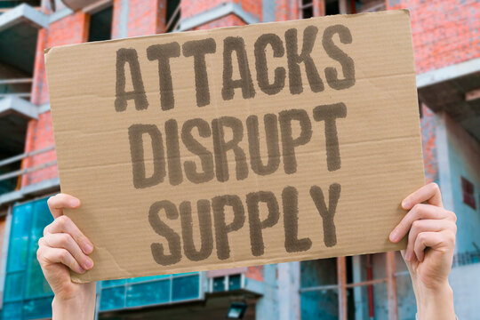 "Attacks disrupt supply" Military strikes interfering with energy and commercial distribution networks. COMMERCE. ENERGY. STRATEGY.