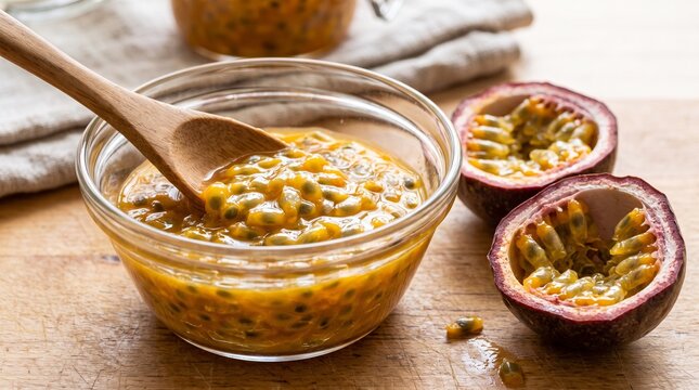 Fresh passion fruit