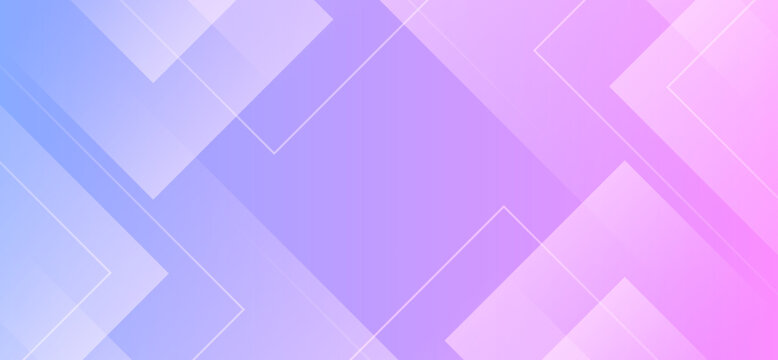 Abstract geometric background with purple pink and blue gradient square shapes and diagonal lines