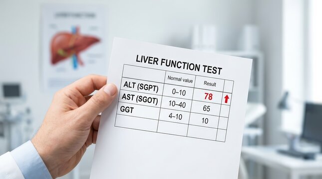 Preventive healthcare and medical diagnosis via liver function test laboratory results.