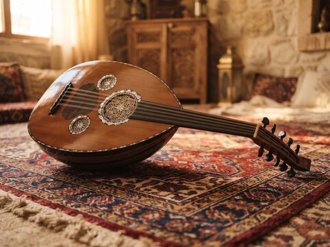 Traditional Arabic oud