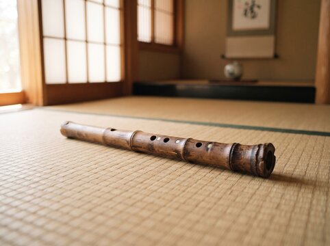 Japanese shakuhachi flute