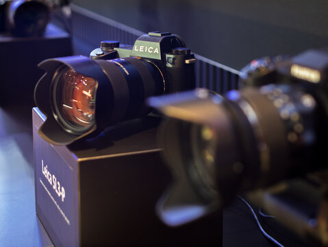 Leica Camera Display at Photography Exhibition