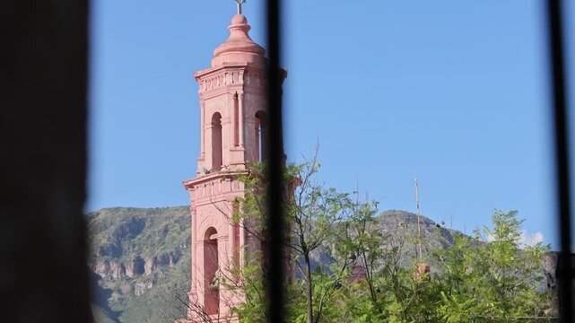 Santa Maria de la Asuncion Church Tower Penamiller Queretaro Mexico