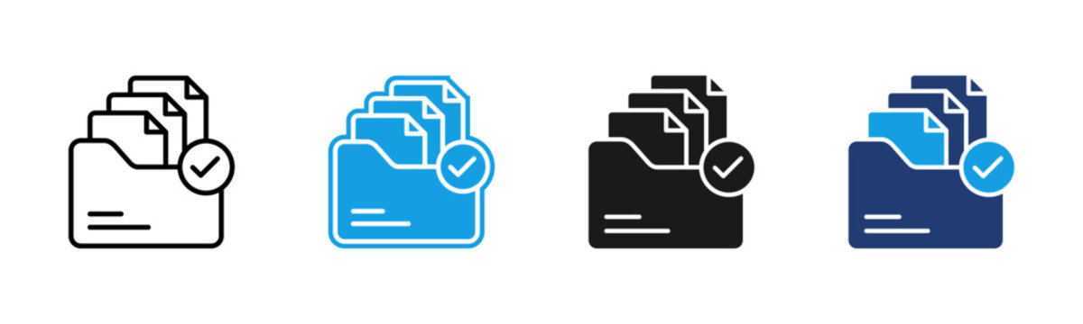 Documentation web icon multiple style collection