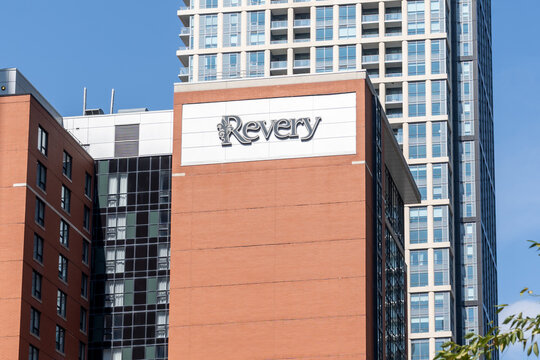 Toronto, Ontario, Canada - September 13, 2026: Revery Toronto Downtown, Curio Collection by Hilton, located on Peter Street in Toronto's Entertainment District, Toronto, Ontario, Canada. 