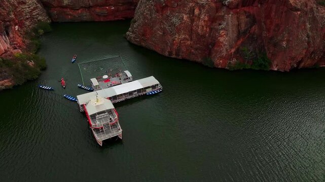 boat trip into the river