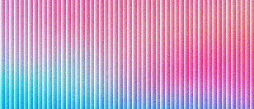 Vibrant pink and blue gradient background with vertical lines. Abstract colorful texture with parallel stripes. Modern aesthetic pattern for digital wallpapers, web banners and social media.