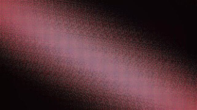 Abstract pink halftone dot pattern motion background, digital pixel gradient animation, retro tech style loop