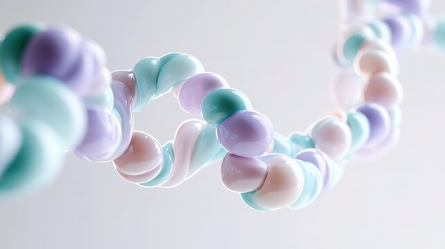 simple research‑oriented tech illustration,complete set of human karyotype chromosomes with unfolded DNA chains,semi‑transparent texture