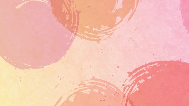 Abstract watercolor circles pattern 4K