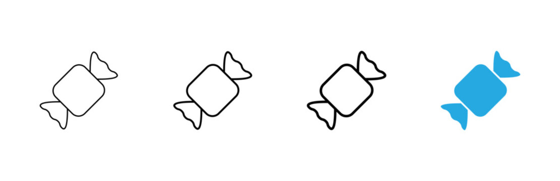 Candy icon vector. candy sign and symbol.