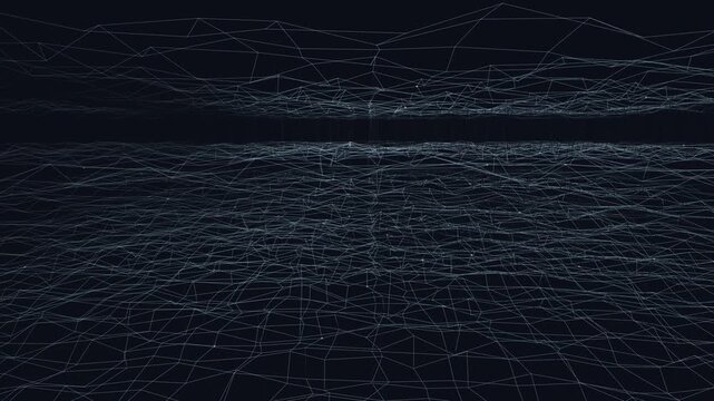 Topographic data matrix network motion background