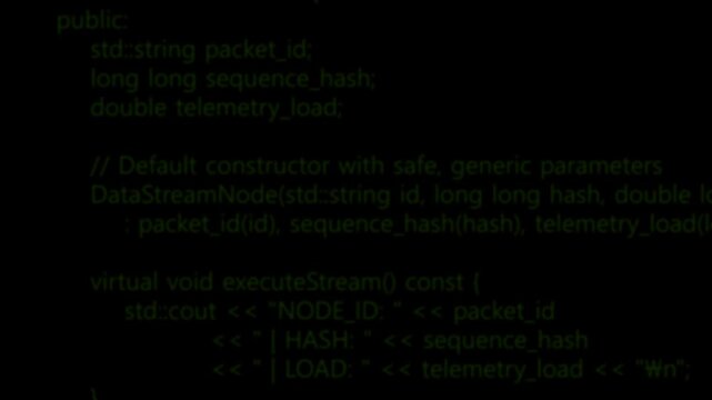 Network Compromised Cybersecurity Alert with Red Warning Icon and Loading Spinner Over Programming Code Background