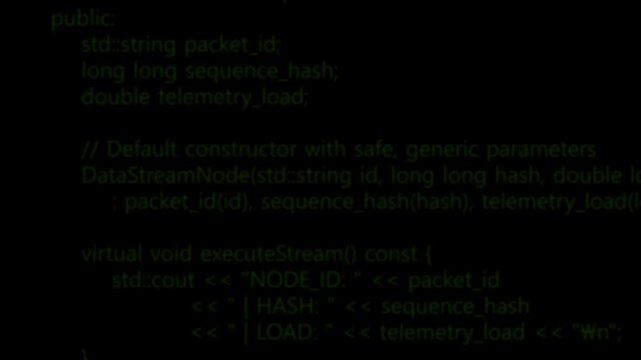 Server Compromised Cybersecurity Alert with Red Warning Icon and Loading Spinner Over Programming Code Background