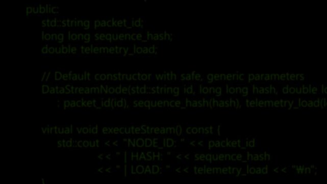 Server Outage Cybersecurity Warning with Red Alert Icon and Loading Spinner Over Programming Code Background