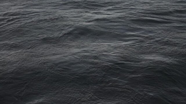 Dark Sea Surface Wave Movement, Gray Monochrome Ocean Water Ripple Texture Creating Moody Abstract Marine Background for Tranquil Coastal Design, Atmospheric Natural Pattern, Calm Visual Ambience