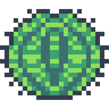 pixel art of cactus