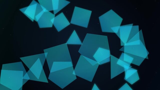 Abstract fluid motion render with flowing waves for digital background animation