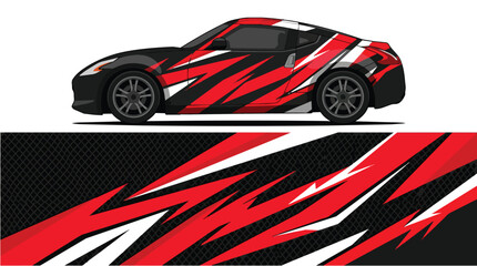 Fototapeta premium Car wrap racing livery vector 20260913012420