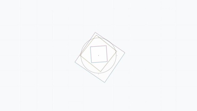 Nested Squares Graphic Design
