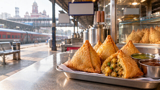 Delhi street-style Samosas