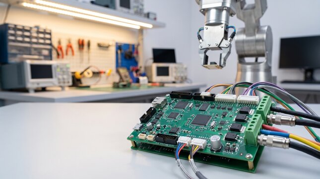 PCB at tesing facility