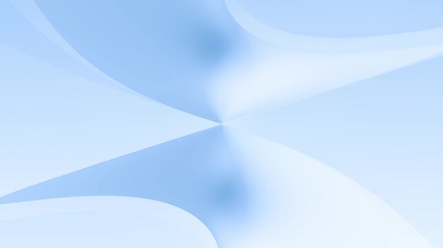 Smooth liquid blue waves morph and flow in continuous cycle with soft lighting. Abstract fluid motion provides calming elegant aesthetic perfect for digital background presentations or creative graphi