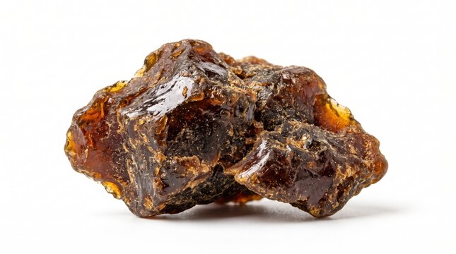 Raw copper ore rock with shiny metallic texture and dark mineral crystals