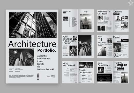 Portfolio Template Layout