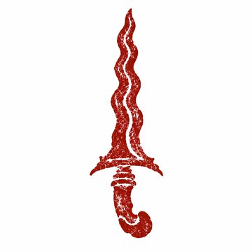 Keris, traditional weapon in Majapahit Empire