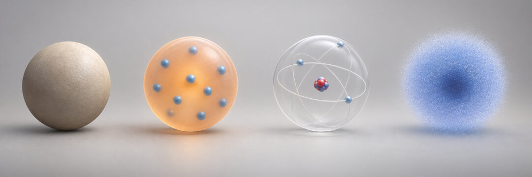 Evolution of Atomic Models Through Scientific History
