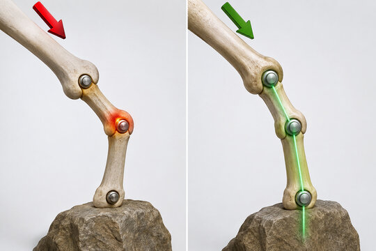 Biomechanical Comparison of Joint Force Alignment and Stress
