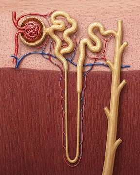Nephron Anatomy Across Renal Cortex and Medulla
