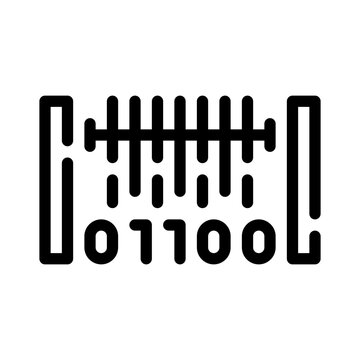 ean barcode line icon
