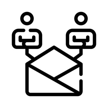 email referral line icon