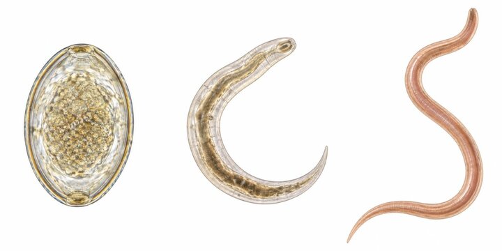 Parasitic Worm Life Stage Sequence