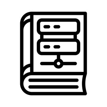 knowledge base line icon