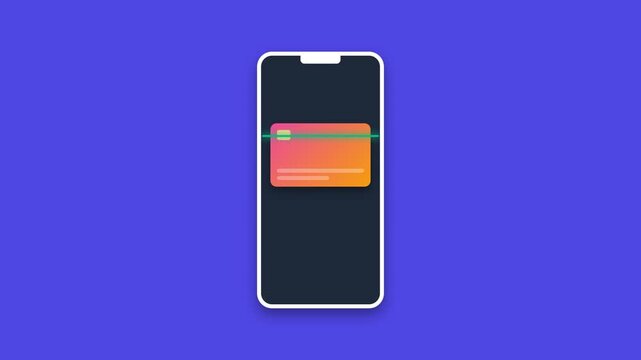 Mobile Credit Card Payment Processing Animation