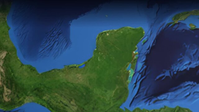 Animated Flight Path Map from Mexico City to Las Vegas