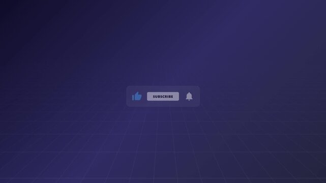 Subscribe Button Animation with Like and Notification Bell for Social Media