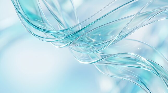 Abstract flowing blue liquid background with soft wave motion and light reflections abstract background reflection gradient