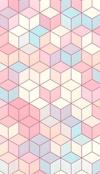 seamless pattern of cubes