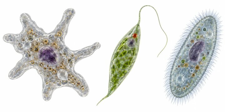 Protozoa Shapes Scientific Collection