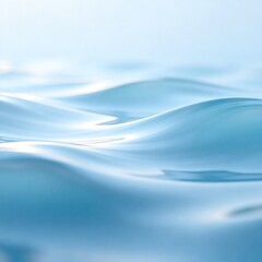 Obraz premium Soft Gentle Ripples Of Clear Light Blue Water Surface
