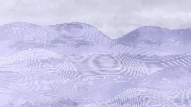 Abstract topographic mountain waves pattern 4K