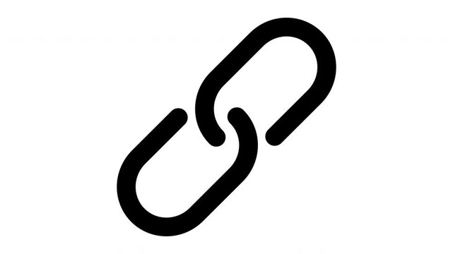 link  animated Line Icons Premium 4K, Outline Motion Graphics Collection