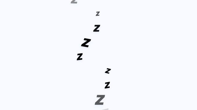 Floating ZZZ Sleep Symbol