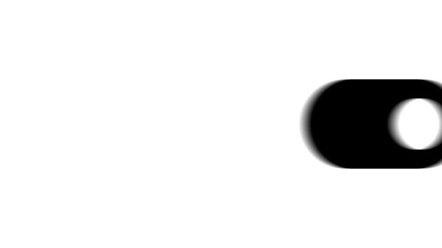 Animation set, toggle switch symbol. Animations: transparency, zooms, transition top to down, transition left to right, slide up to down, slide left to right